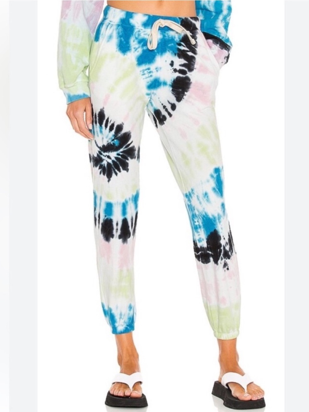 Electric & Rose Vendimia Jogger Pants Tie-Dye Size XS Loungewear Comfy Cozy Soft